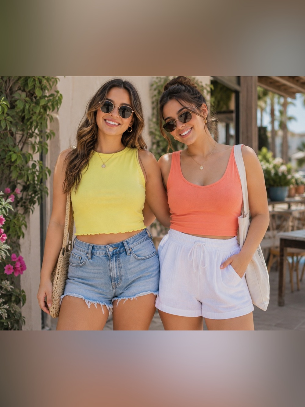 Forever 21 Cropped Tank Tops Bundle | Set of 2 Size M